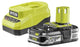 Juego de cargador de batería Ryobi one+™ 18v 1x 2,5 ah litio+