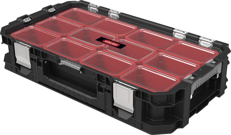 Organizer per attrezzi Keter connect - 12,6 l - 54x30,2x11,4 cm - nero