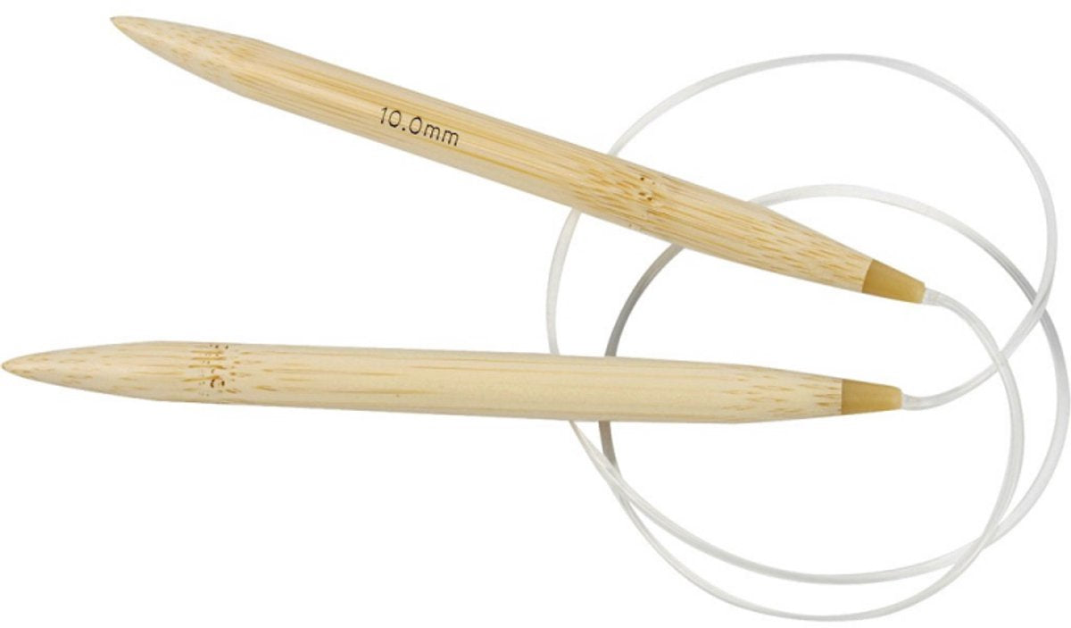 Creativ company round knitting needles, L: 80 cm, size 10 mm, 1 piece