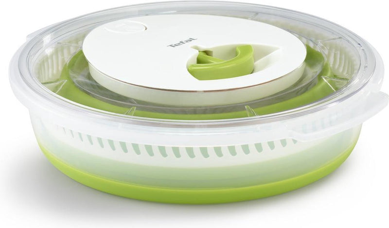 Centrifuga per insalata pieghevole Tefal - 4l - 28 cm - compatta - facile da pulire