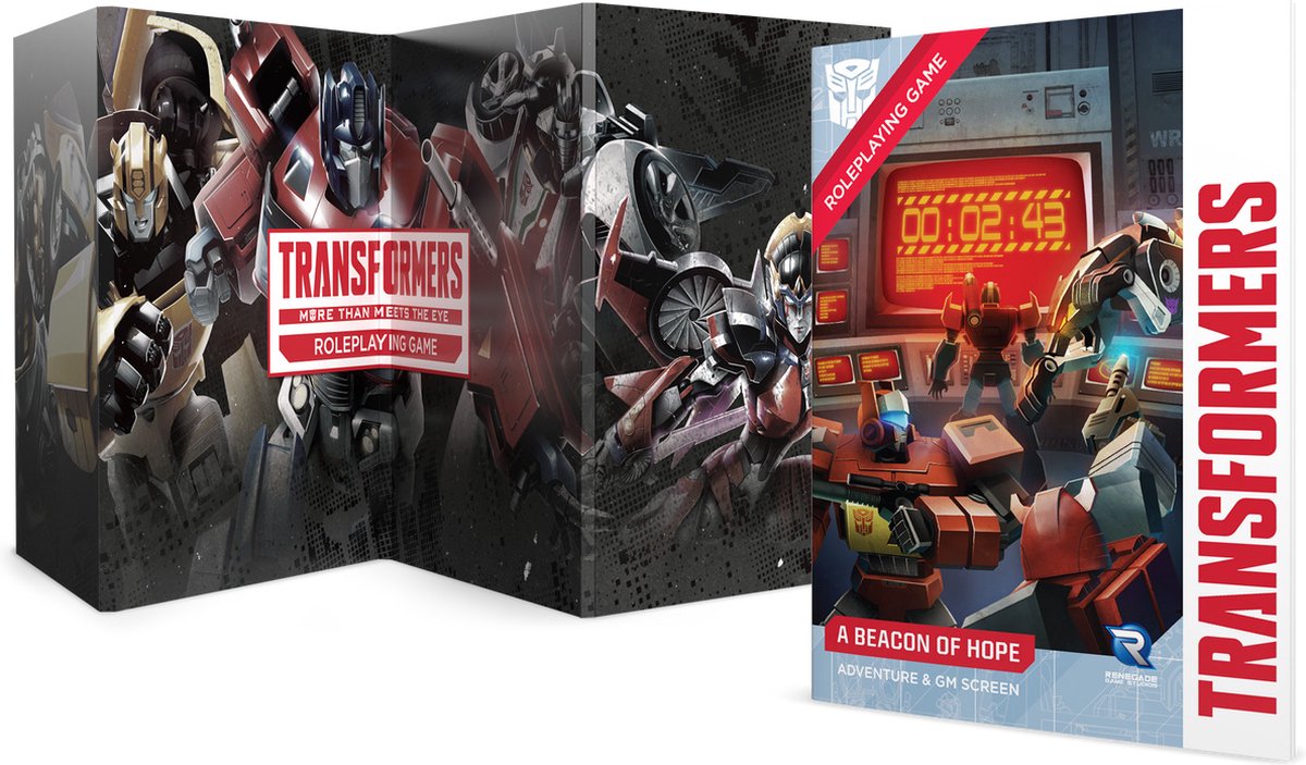 Renegade Game Studios Transformers RPG: A Beacon of Hope Adventure Game Master Screen - Gioco di ruolo - Inglese -