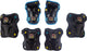Set protezione skate Nijdam per bambini - Path Defender - nero blu - m