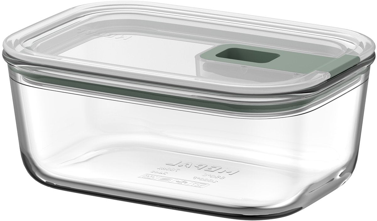 Mepal glas vershouddoos easyclip 2.0 700 ml -nordic sage | 4 stuks