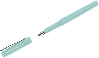 Faber-castell vulpen - poly pen - penpunt f - caribic blue - fc-241011