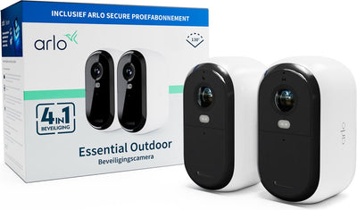 Telecamera di sicurezza esterna wireless Arlo Essential HD - 2 telecamere IP