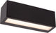 Lucide sutton - wandlamp - zonne-energie - led - 1x1,5w 2700k 3000k - ip54 - dag nacht sensor - zwart
