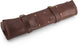 Witloft messentas met 9 vakken - buffelleer - oprolbare messenrol messenmap - draagbaar met band - chocolat