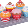 Juego de muffin de madera bigjigs