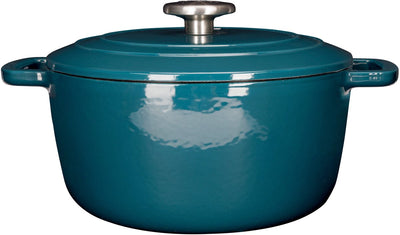Cosy trendy fontestic gietijzeren kookpot - dia.24h11,6cm - 4,6l - green heron