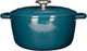Accogliente pentola alla moda in ghisa fontestic - dia.24h11,6cm - 4,6l - airone verde