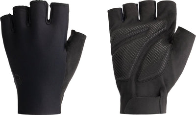 Bbb cycling high support - guanti da ciclismo estivi - 10 - 25 °c - imbottitura completa - palmo antiscivolo - guanti da ciclismo unisex - nero