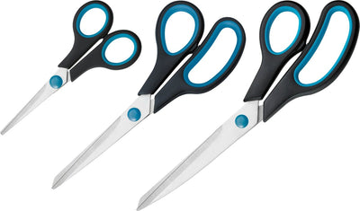 Juego de tijeras westcott - 14 20,1 24,8 cm - fácil agarre - acero inoxidable - ac-e90027