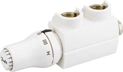 Danfoss vhs-x set blocco inferiore angolato 1 2 bianco
