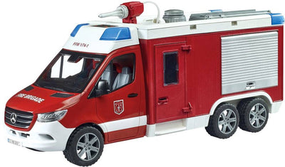 Bruder Mercedes Benz Benz Sprinter Fire Brigade Command Wagen con