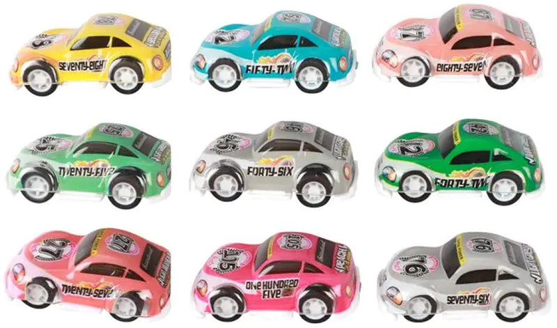 Turbo Racers Mini Rally Rally Rack Cars, 9st.