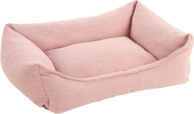 Cama ortopédica para perros Flamingo - cama ortopédica para perros - línea premium - cama para perros de lujo puro 65 x 50 x 20 cm - espuma viscoelástica extra para máxima comodidad - cesta baldar rosa