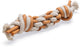 Corda dentale per cuccioli Beeztees foz - giocattolo per cani - cotone tpr - beige marrone - 30x4,5x4,5 cm