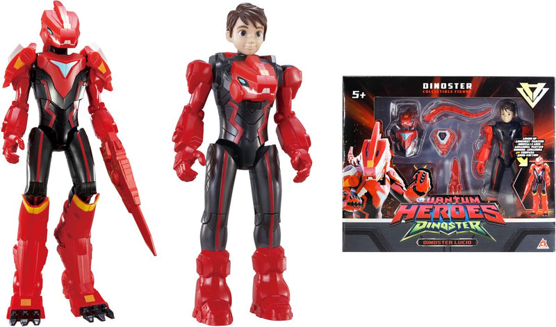 Dino estrella - 2 figuras en 1 - transforma tus robots - 22cm - lucio