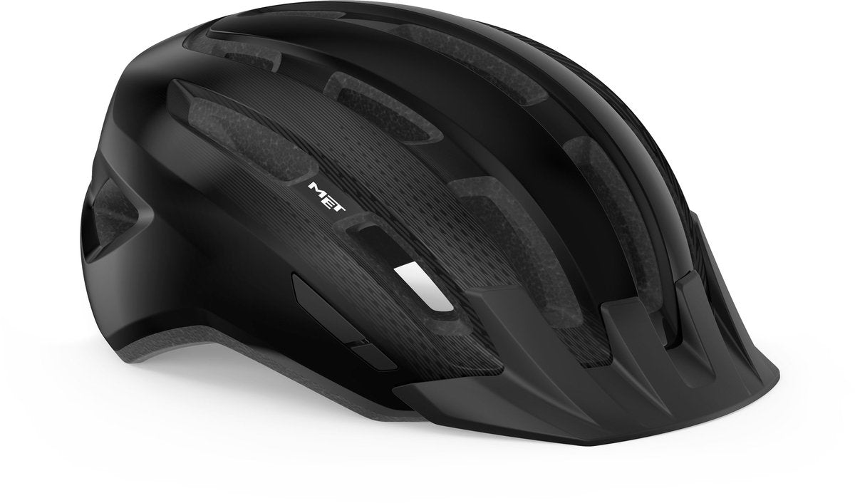 With downtown mips bicycle helmet men women - bicycle helmet racing bike adults - e-bike - trekking - size m l (58-61cm) - black glossy (black)