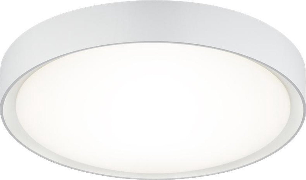 Trio clarimo - plafondlamp - wit - incl. 1x smd 18 w - afstandsbediening - geintegreerde dimmer - traploos instelbare lichtkleur - nachtlampje - niet extern dimmerbaar - sterlichteffect - geheugenfunctie