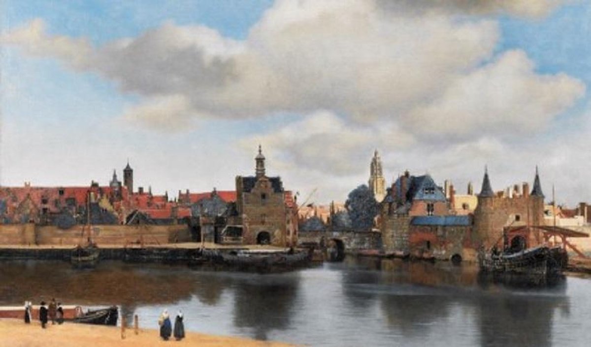 Puzzleman vista puzzle di Delft - Johannes Vermeer 1000 pezzi