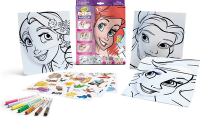 Crayola - pops - hobby pack - actividades 3d para niños - tema princesas disney