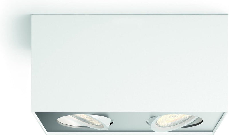 Philips Faretto da superficie LED Philips box - 2 luci - bianco