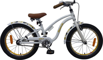 Bicycle per bambini Vlatare Miracle Cruiser - Girls - 18 pollici - White - Prime Collection