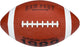 Fútbol americano New Port - grande - marrón negro blanco