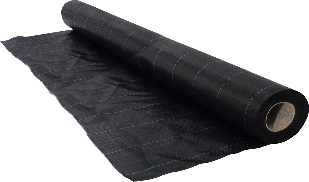Nature - gronddoek - 2,1 x 50m - 100 g m² - zwart - anti-worteldoek