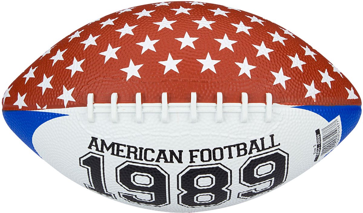 Fútbol americano New Port - mini - marrón azul blanco