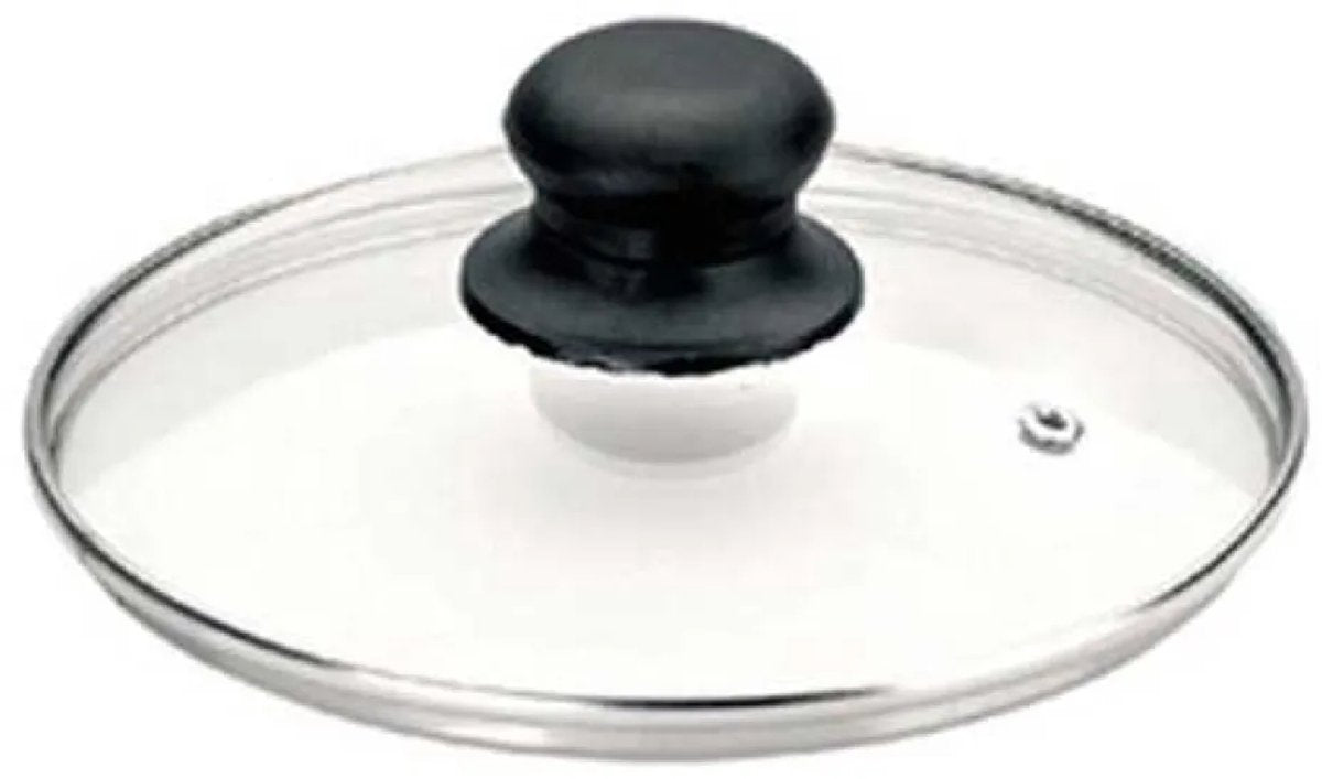 Ibili 36 cm glas deksel zilver