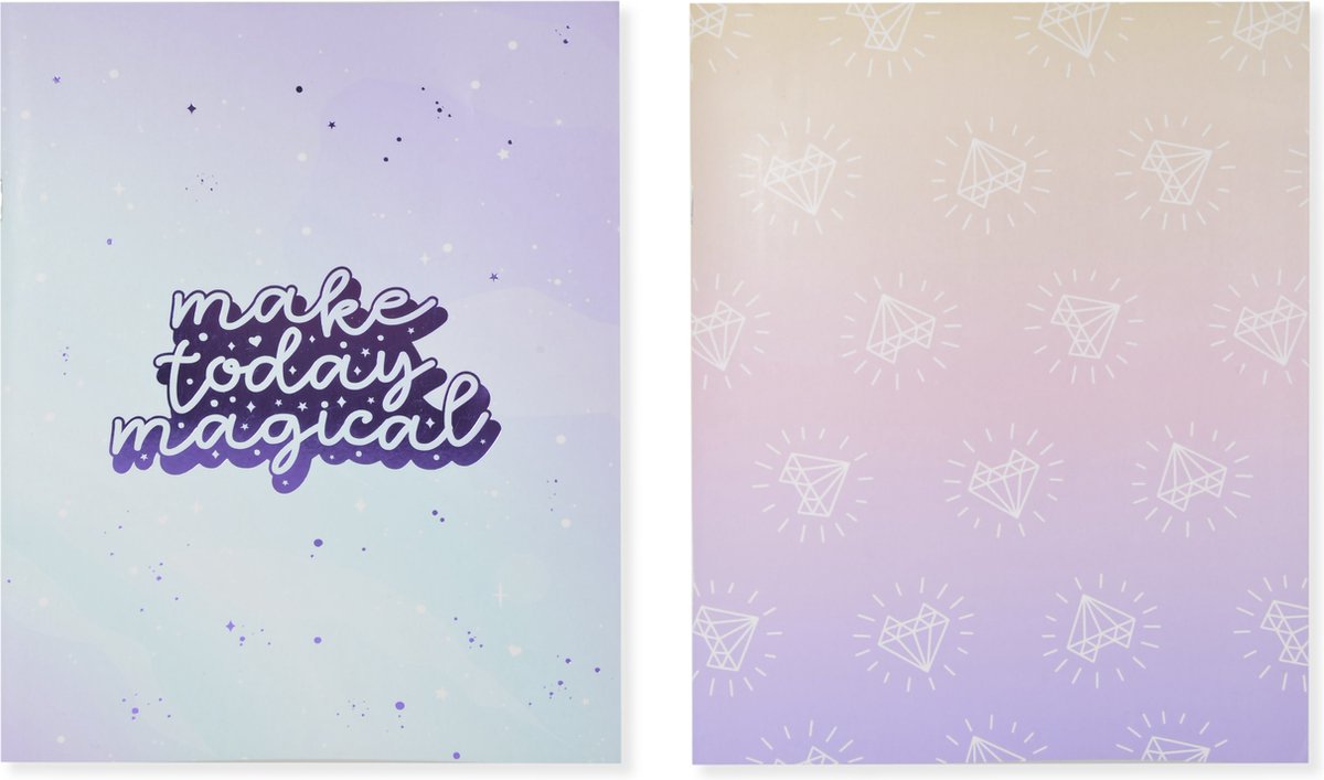 Quaderni Kangaro - galaxy girl - a5 - linea - 4 pezzi - k-pm410001