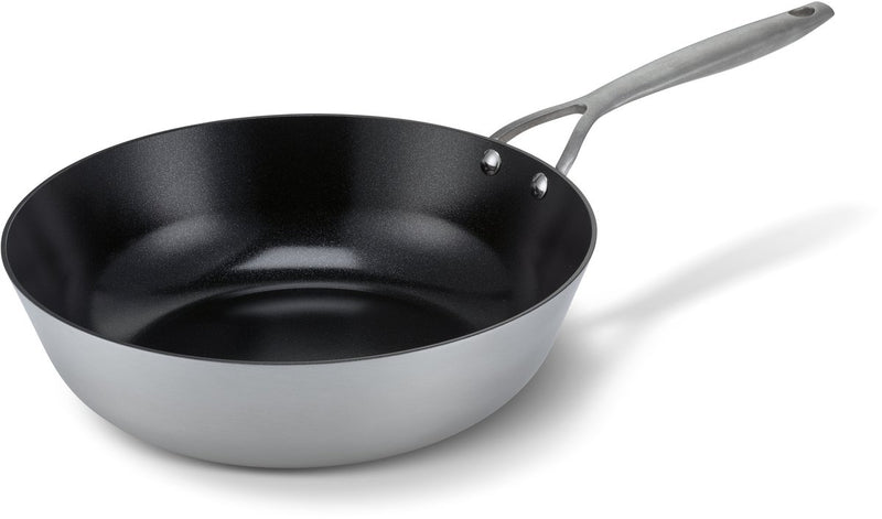 Brabantia sartén wok anochecer ø 28cm - 100% libre de pfas - revestimiento antiadherente cerámico - sartén de inducción - apta para lavavajillas y horno - gris