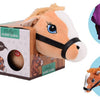 Holly Horse Horse Head Light Brown con elastico