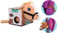 Holly Horse Horse Head Light Brown con elastico