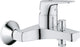Rubinetto vasca Grohe Quickfix Start Flow - con deviatore e raccordi - cromo