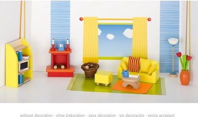 Goki Dollhouse Muebles Sala de estar, 24dlg.