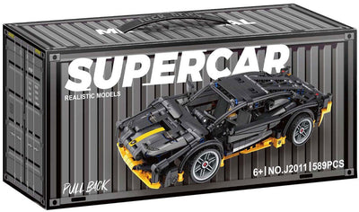 Building blocks set pull back sports car - 589pcs.