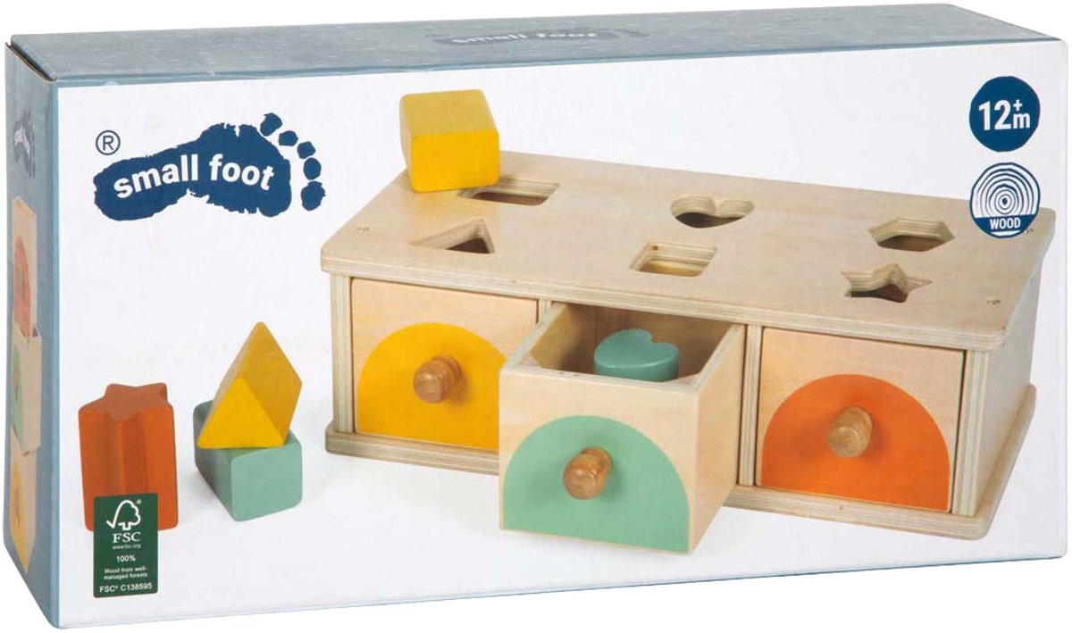 Small foot - juego de clasificación Montessori de madera fsc