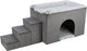 Trixie - hondenmand - huis - harvey - met trap - grijs - wit - 119x50x47 cm