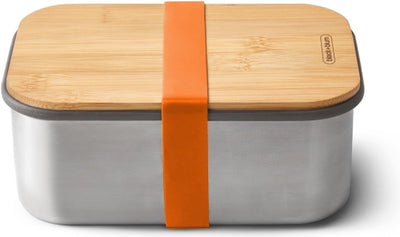 Portapane nero Blum nero+blum in acciaio inox - 1,25 litri - arancione