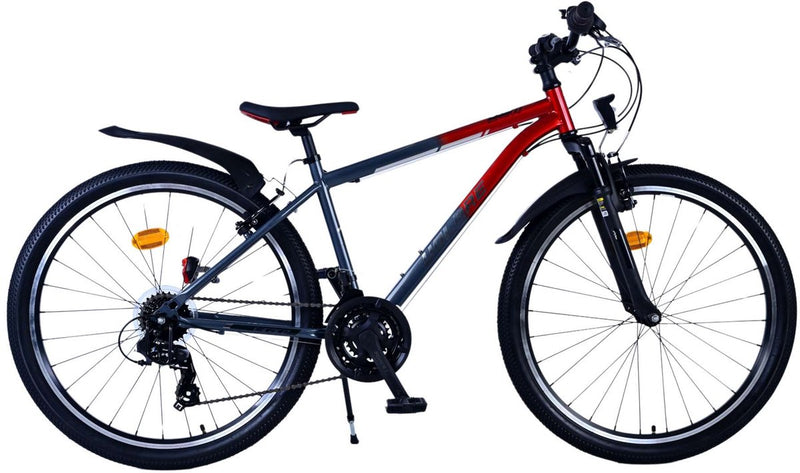 Virerare XC Race Children's Bicycle's Bicycle 26 pollici 21 velocità rosso grigio
