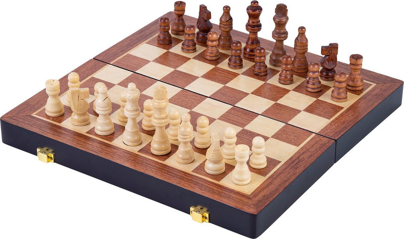 Game de ajedrez de madera plegable de madera