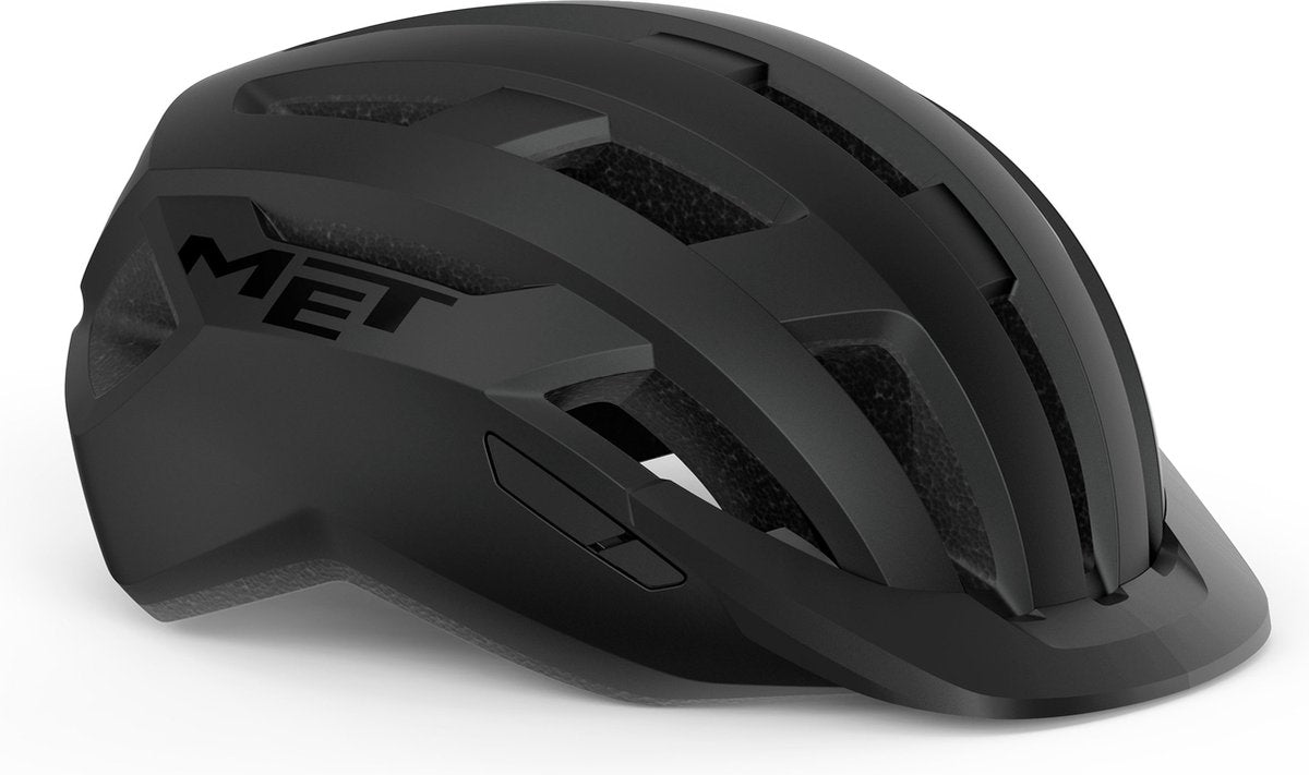 Met allroad mips fietshelm mannen vrouwen – fietshelm volwassenen – maat m (56-58cm) – black matt