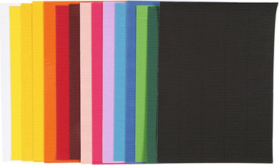 Colore di cartone a costola 80gr, 10 fogli