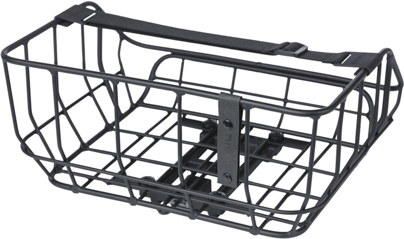 Basil Portland - Bicicleta Basket Mik - En la parte posterior - Mat Black