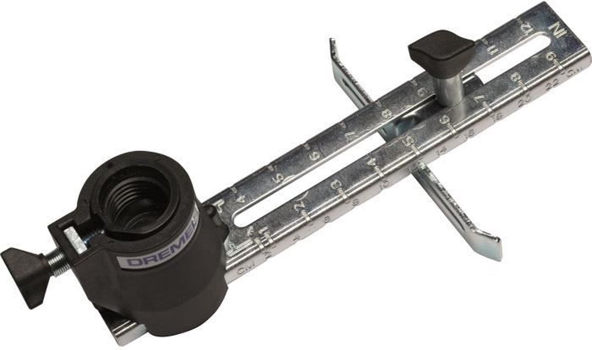 Accessorio per macchina multiutensile Dremel 678 - taglierina a linea e cerchio - guida di taglio