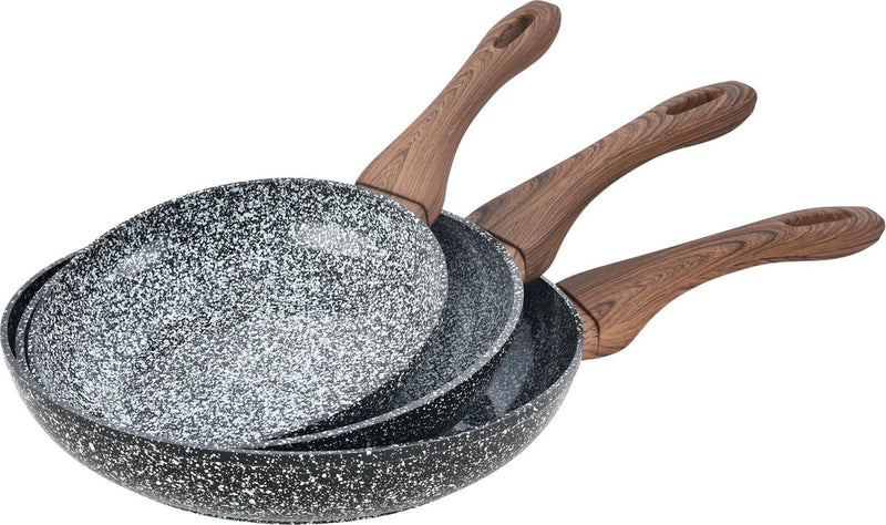 Padelle Kinghoff kh-1030 - ø20, 24 e 28 cm - 3 pezzi - tutte le fonti di calore