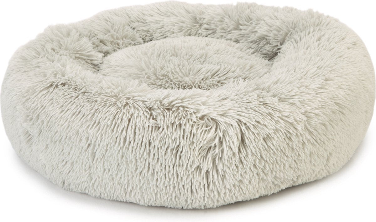 Beeztees kitten vako - kattenmand - pluche - grijs - 50x50x18 cm
